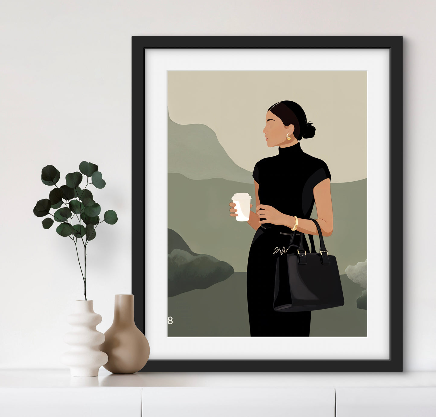 Lady in black