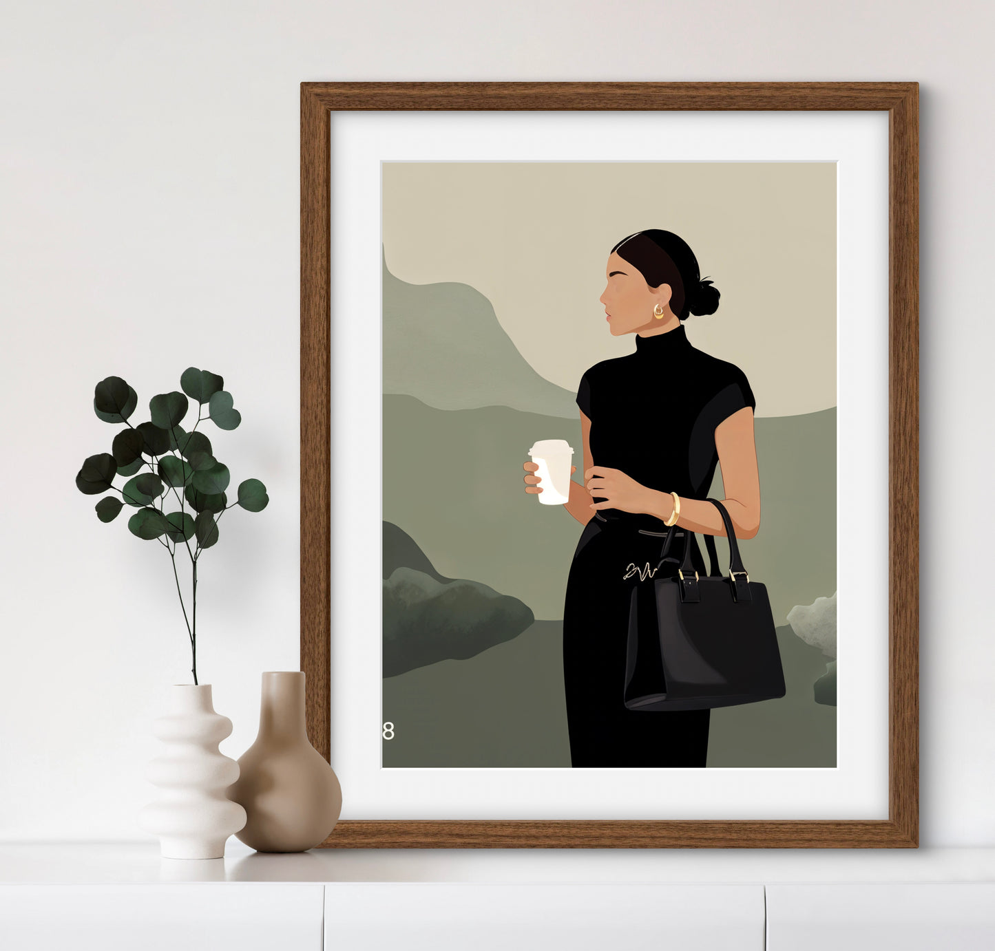 Lady in black