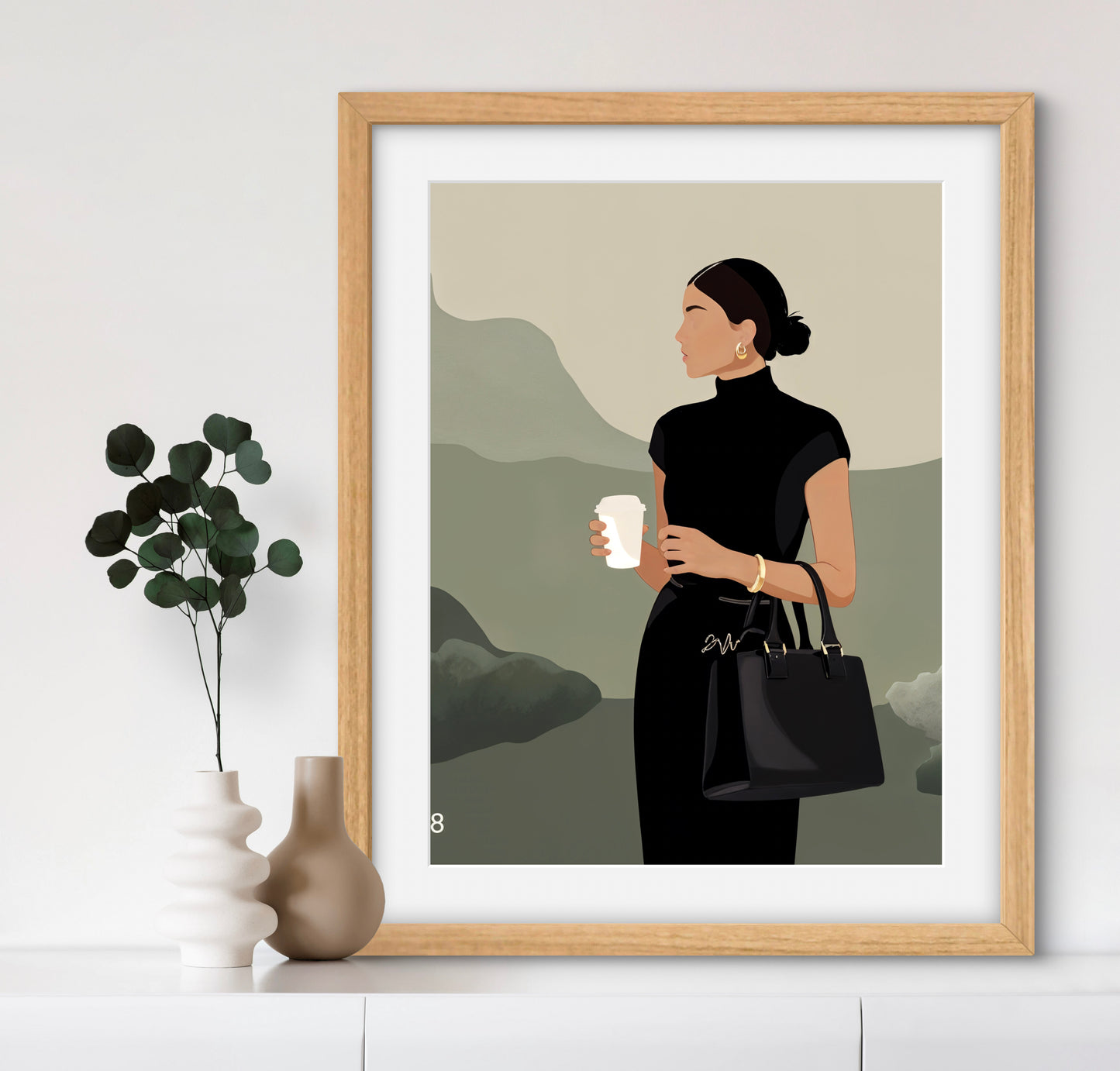 Lady in black
