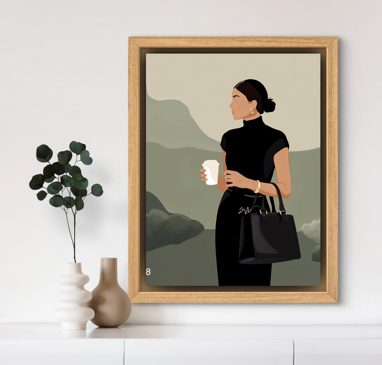 Lady in black