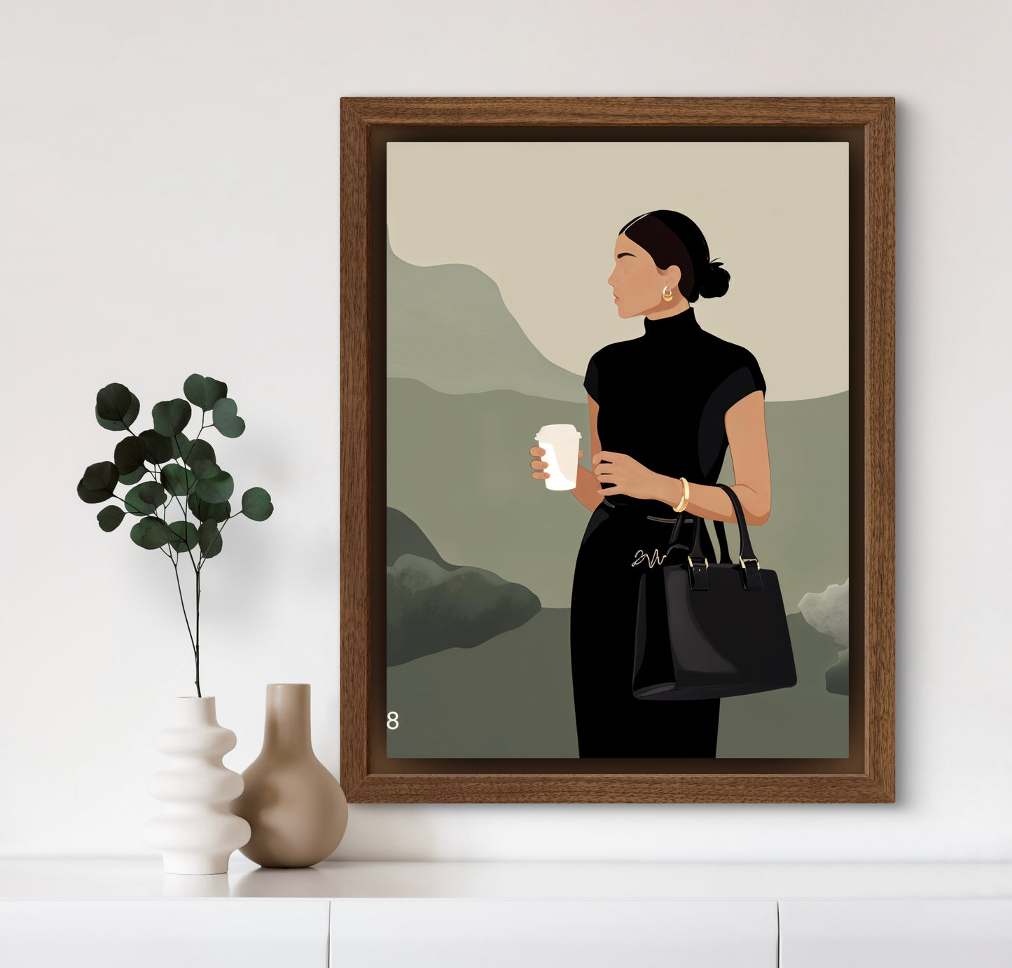 Lady in black