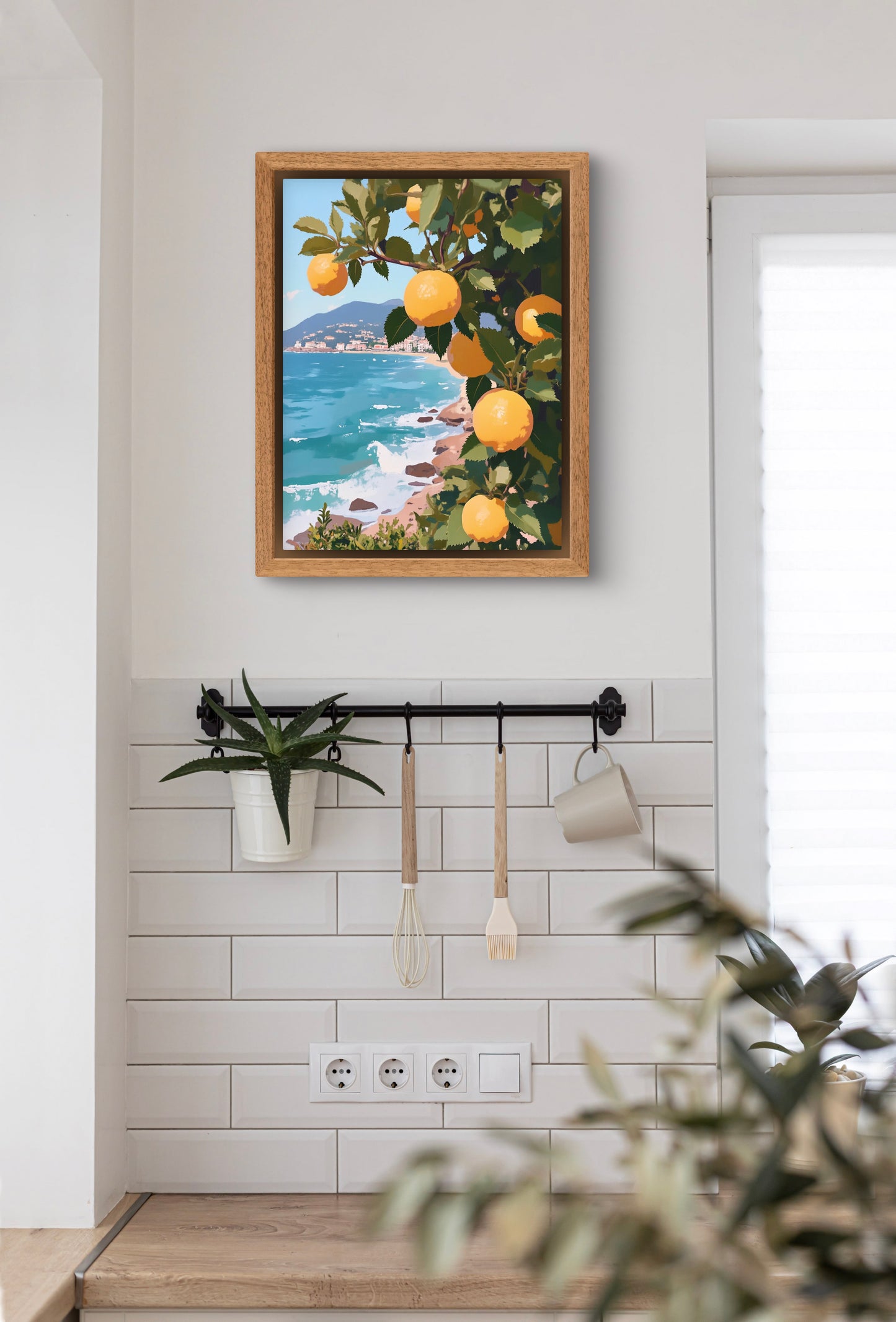 Lemon Grove by the Sea – Amalfi Coast-Inspired Wall Art