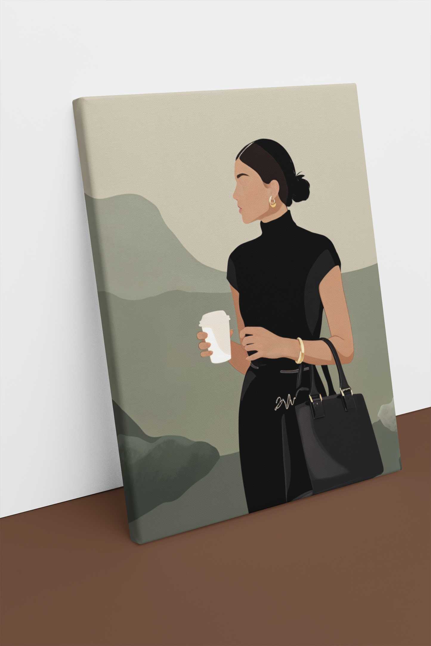 Lady in black