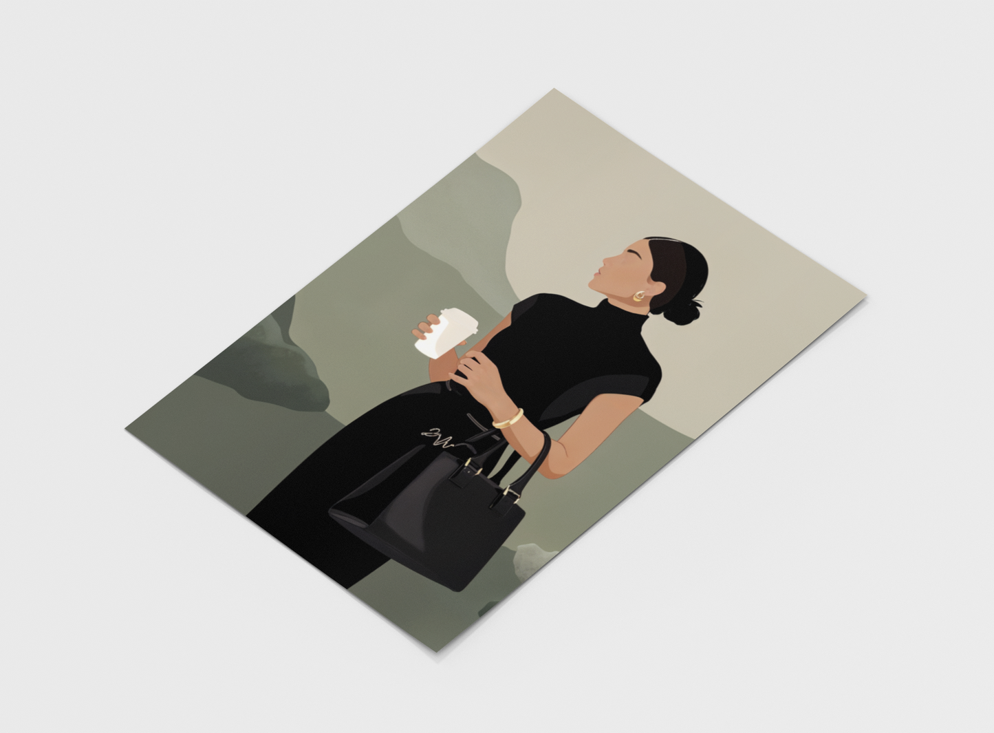 Lady in black