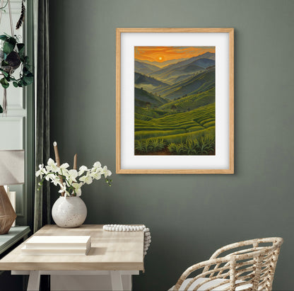 Golden Valleys at Dawn